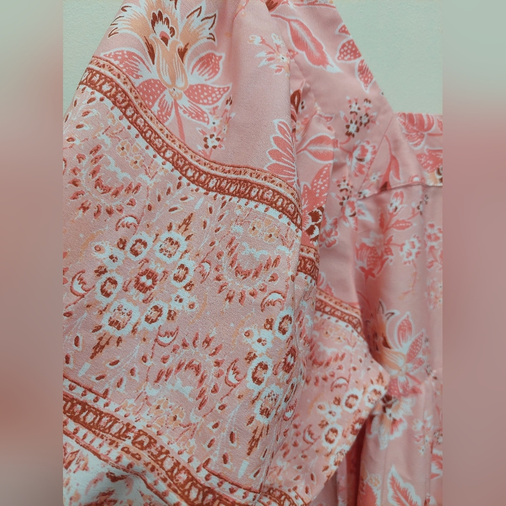 Band Of The FREE Floral Pink Women's DRESS XS - Picture 2 of 4